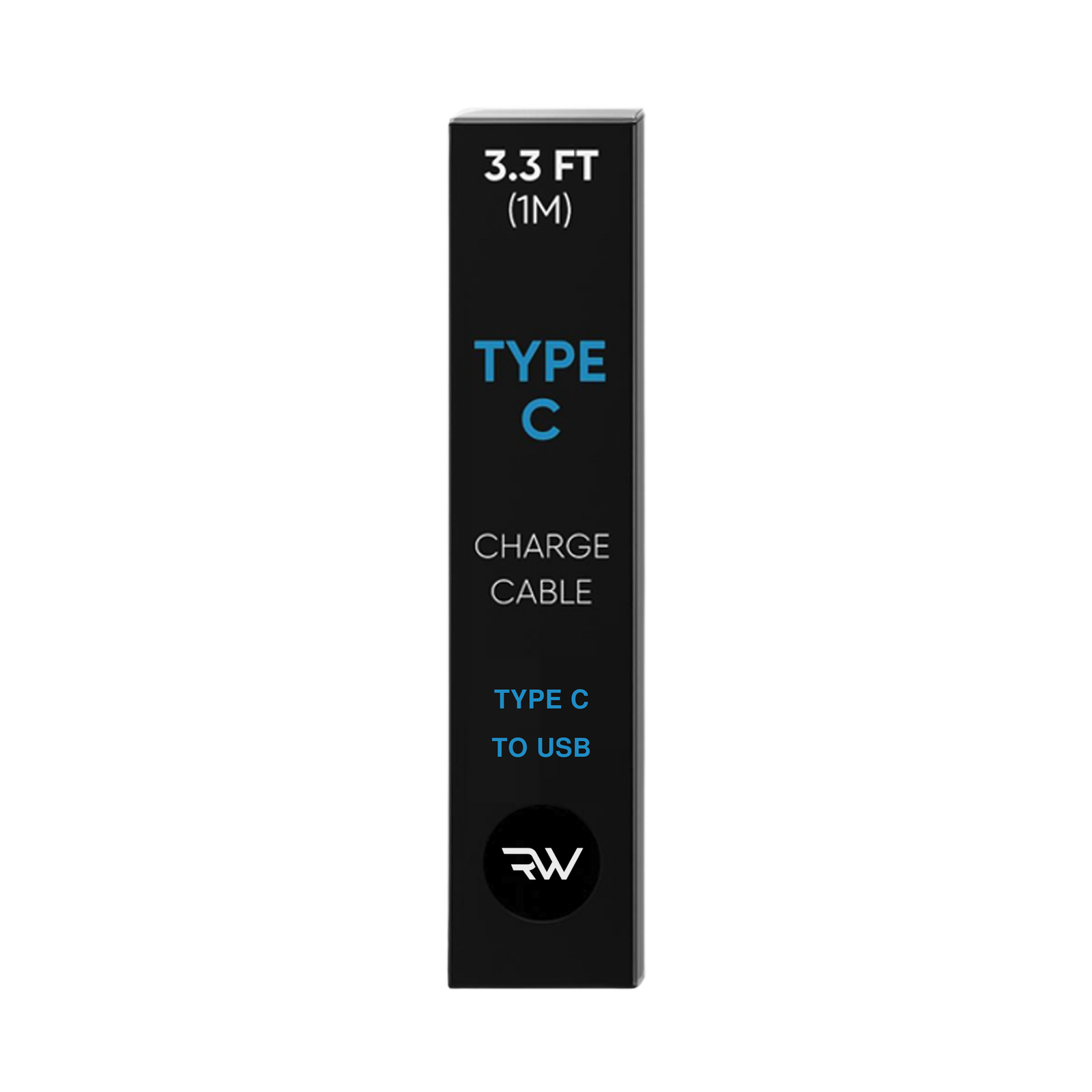 Type C to USB Charging Cable 3.3 FT